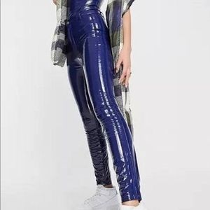 NWT Ivy Park x Adidas Latex Pants Navy